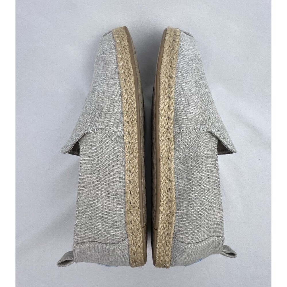 TOMS Alpargata Espadrille Gray Slub Chambray Women's 8.5 Shoes New! - Picture 7 of 10